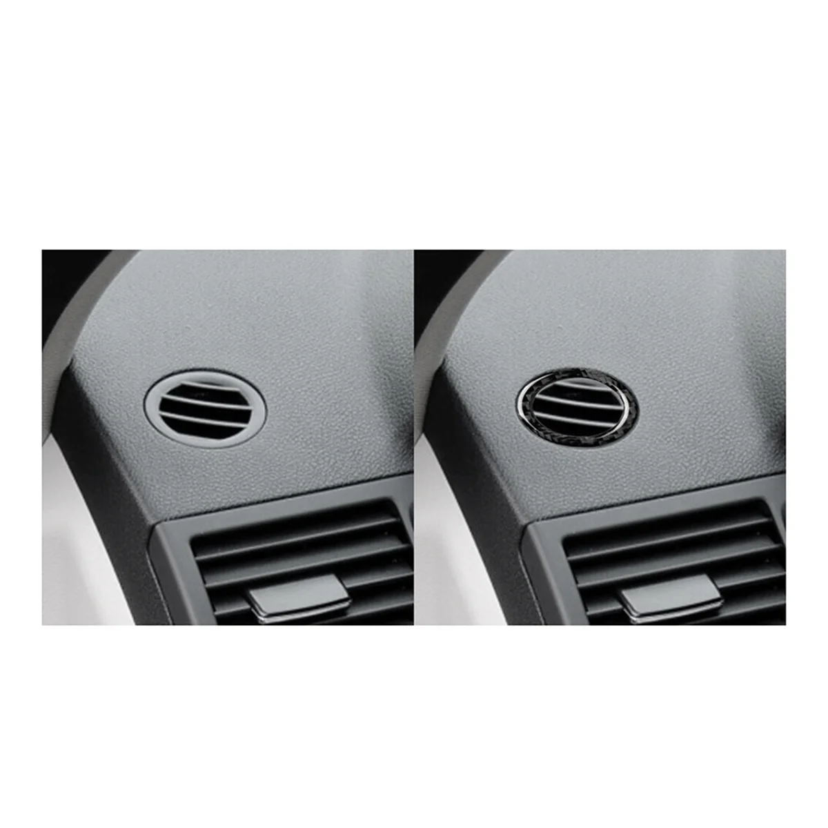 

For Mercedes-Benz C Class W204 07-10 Carbon Fiber New Arrivals Air Vent Outlet Trim