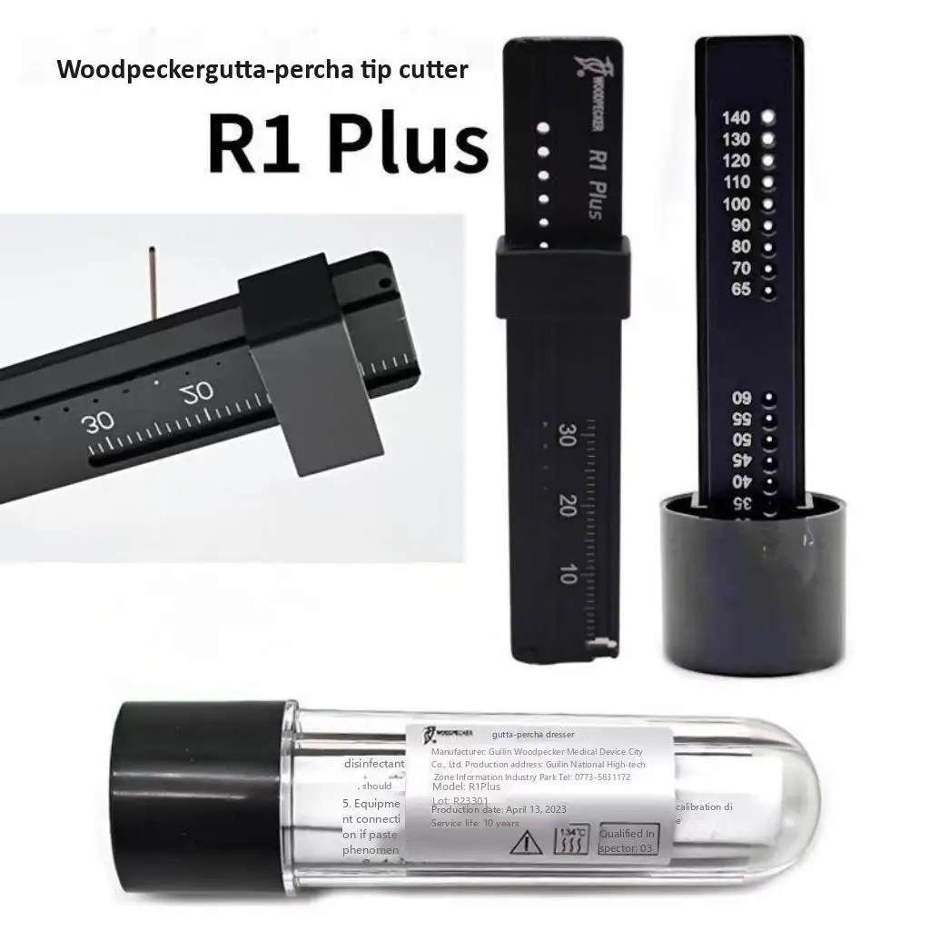 WOODPECKER R1 Plus Dental Instruments Endo Rulers for Gutta Percha Autoclavable Measuring Ruler Span Measure Scale Endodontic