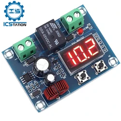 XH-M609 Low Voltage Disconnect Switch Cut Off 12.6V 13.8V 24V 36V LED Display Delay Over-Discharge Protect for 12-36V Lithium