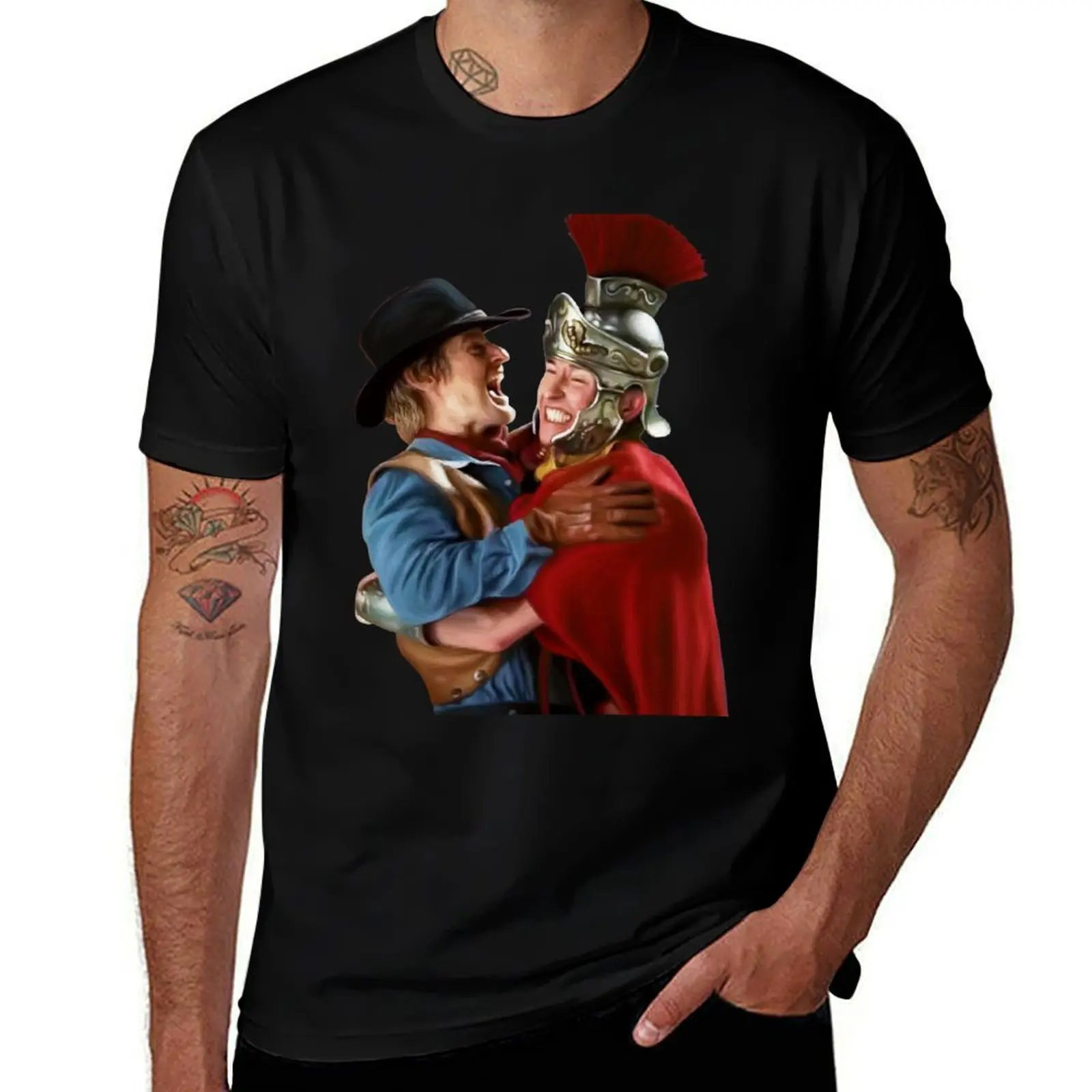 

between rival and friends T-Shirt Comfortable Work Wear Tee