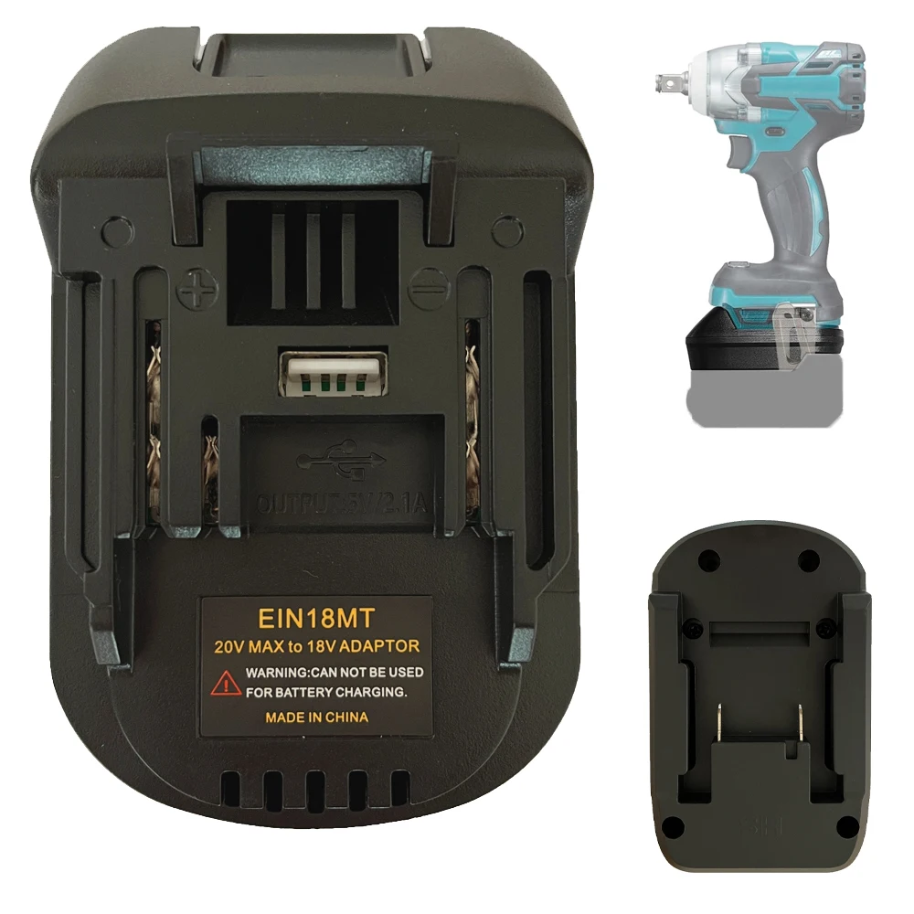 Batterijadapter voor naar converteradapter voor 18 V Li-ion batterij ter vervanging van de adapter voor elektrisch gereedschap Batterijadapter voor naar converteradapter voor 18 V Li-ion batterij ter vervanging van de adapter voor elektrisch gereedschap