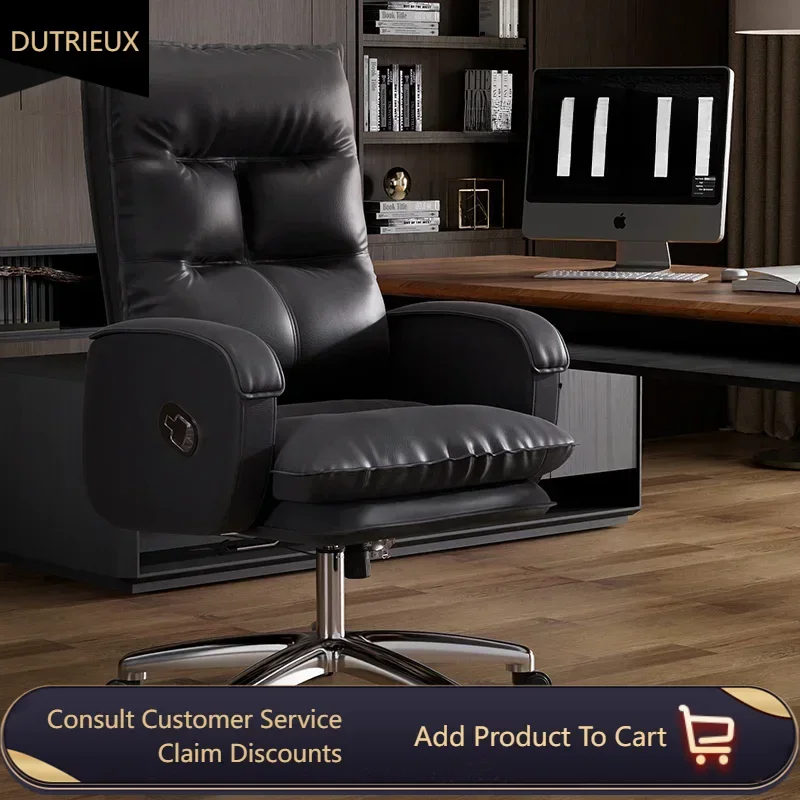 

Floor Luxury Office Chair Elegant Comfy Black Gaming Relaxing Computer Chairs Ergonomic Rolling Cadeira Escritorio Furniture