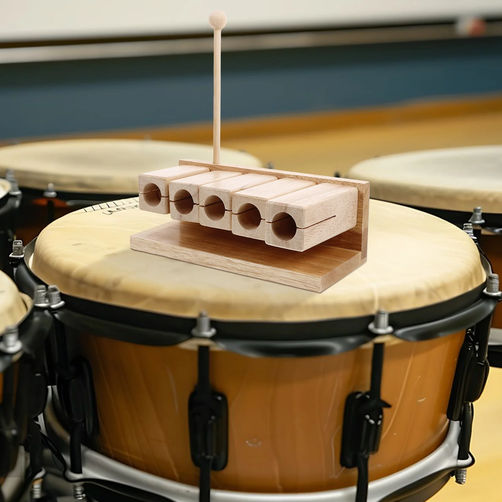 

Five-Tone Wood Percussion Block Creative Music Instrument for Preschool Kids Musical Education Rhythm Development