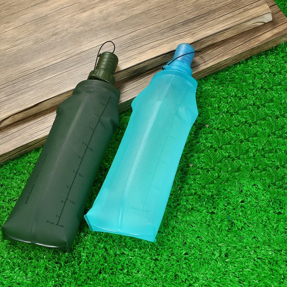 TPU Off-Road Botol Air Lunak Dapat Dibentuk Olahraga Luar Ruangan Tas Air Minum Botol Luar Ruangan Ember Air