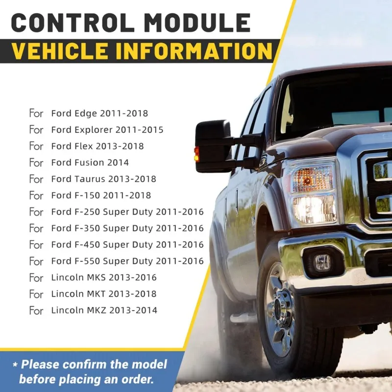 W/Pigtail Kit BU5Z14C724A Seat Heater Cool Control Module For 2011-2018 Ford F150 F250 Edge Explorer Flex Fusion Taurus