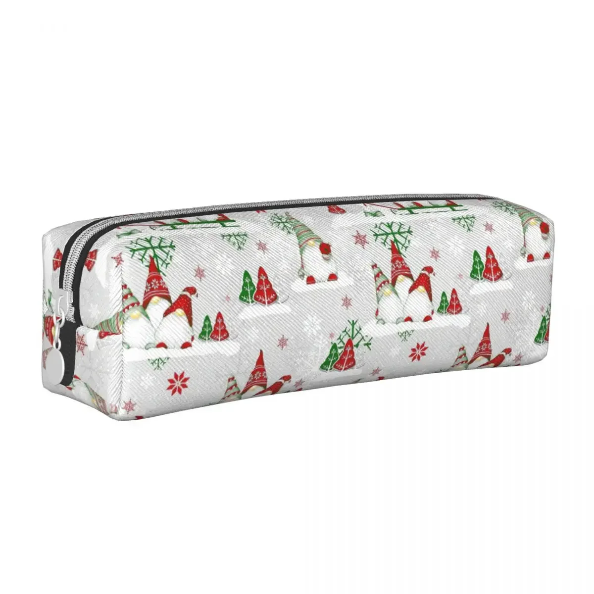 Merry Christmas Gnomes Pencil Case Nordic New Year Pencilcases Pen for Girl Boy Big Capacity Bag Students School Gift Stationery