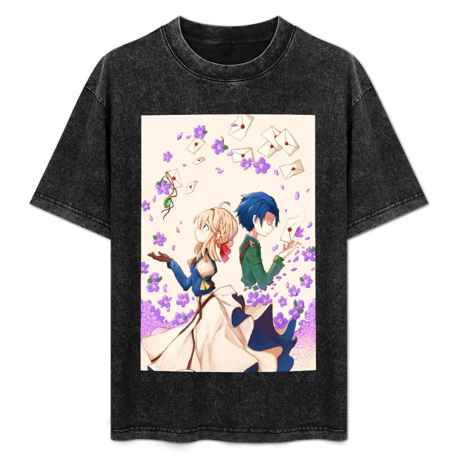 

Violet Evergarden T-Shirt All Weather Casual Short Sleeve