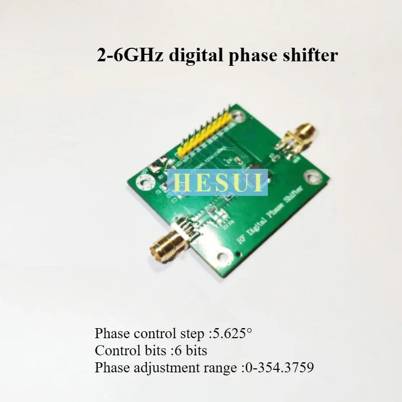 

2-6G digital programmed phase shifter 2.4G 5.8G 6bit phased array microwave