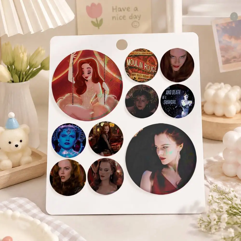 A-M-Moulin-S Art Badges Button Round Creative Pin Brooch Badge Bag Decor Accessories Fans Collect Friends Gifts