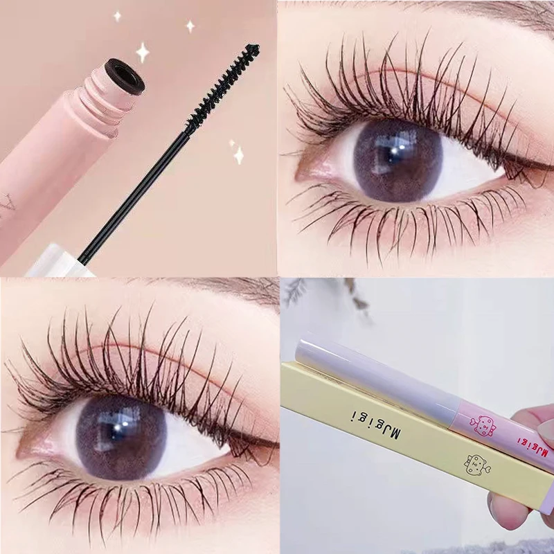 Mascara bouclant pour les yeux, maquillage ultra-fin, petite tête de brosse, allonger le volume supplémentaire, cils naturels imperméables, cosmétiques coréens, 1 PC