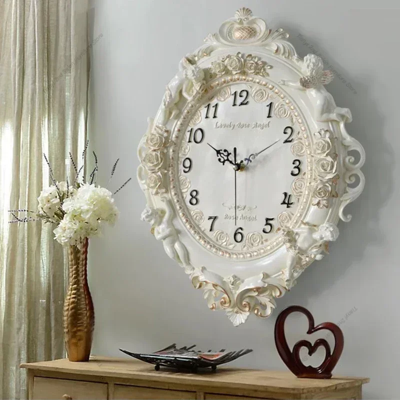 Nordic Silent Wall Clocks Decoration Electronic Luxury Living Room Wall Clocks Elegant Italian Design Home Decor Wandklok LLWC