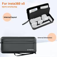 Insta360 X5 All-In-One Handheld Storage Bag Portable Waterproof Scratch-Resistant Shockproof Panoramic Camera Bag for Outdoor