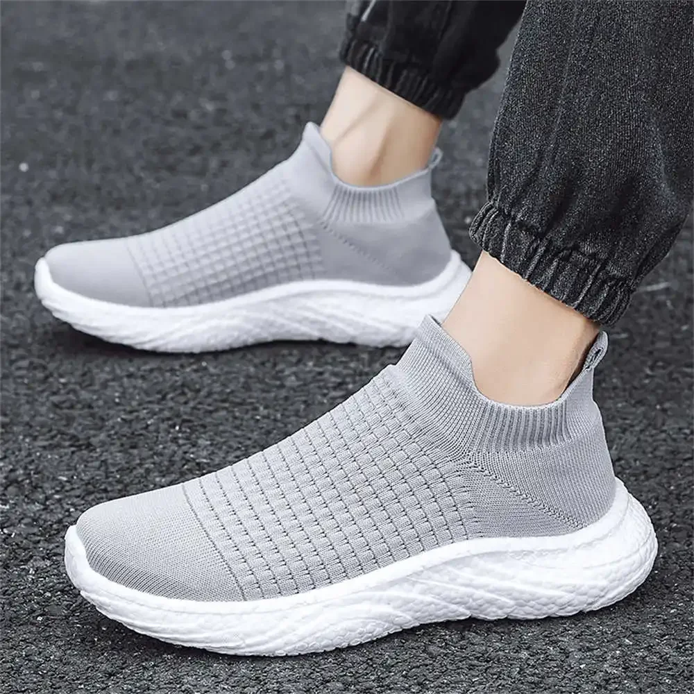 Stocking Slip-ons White Male Tennis Shoes Walking For Walking White Men's Casual Sneakers Sport Snaeker Famous Brand