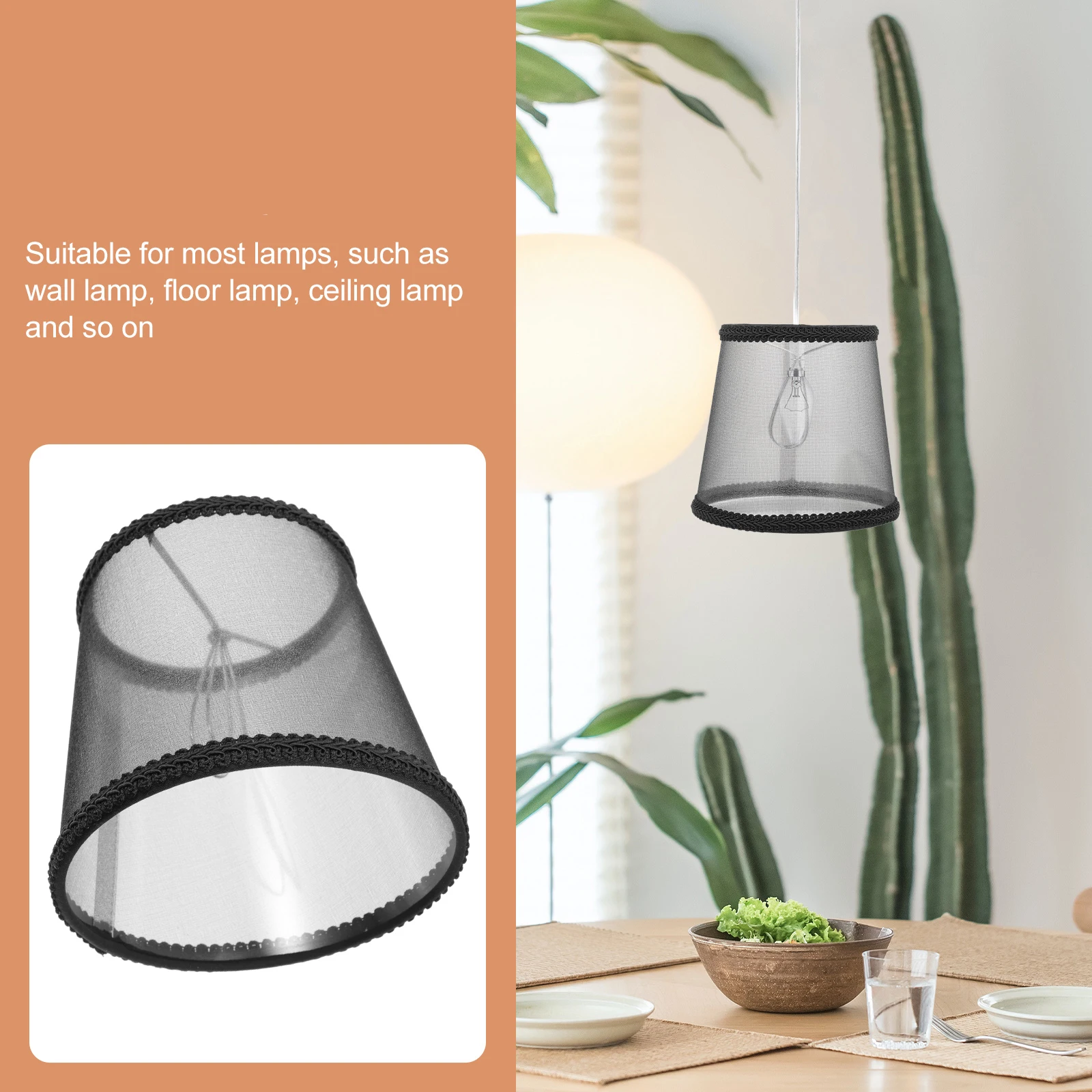 

Translucent Gauze Lamp Shades Cover for Table Floor Ceiling Lamps Light Diffuse Mood Warm Atmosphere Lighting Accessories