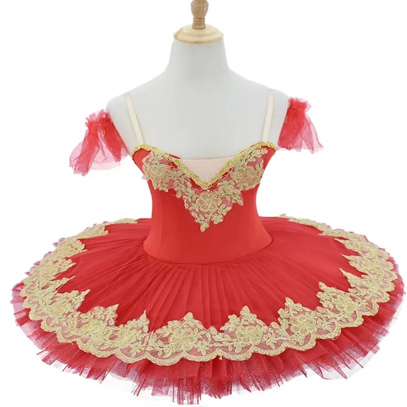 

Романтическая профессиональная балетная пачка «Белое лебединое озеро» для девочек и женщин, вечерние танцевальные костюмы балерины, балетная пачка, балетное платье для девочек