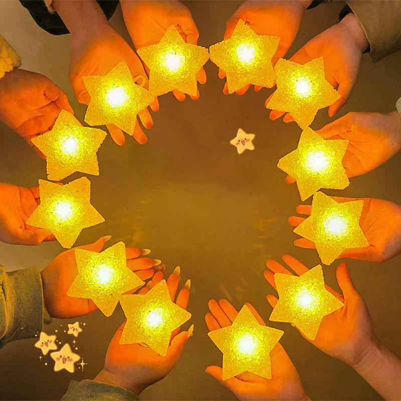 

Star Handheld LED Light Plastic Star Shaped Night Light Anti-slip Band Light Lamp For Dance Performance Stage Photo Prop