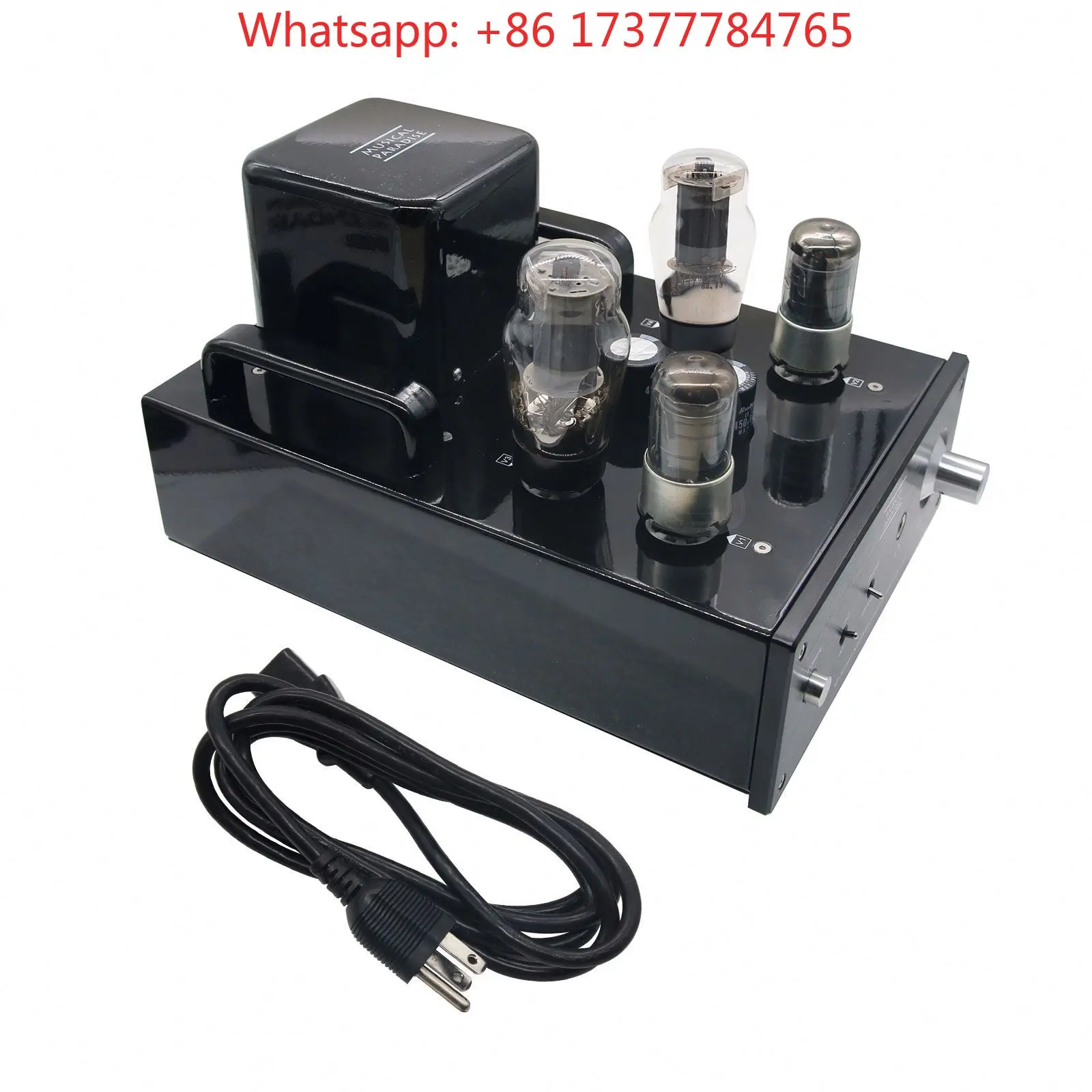 Musical Paradise MP-301 MK3 Mini Vacuum Tube Amplifier, Built-in 6L6+6J8P Tubes With Headphone Output Port