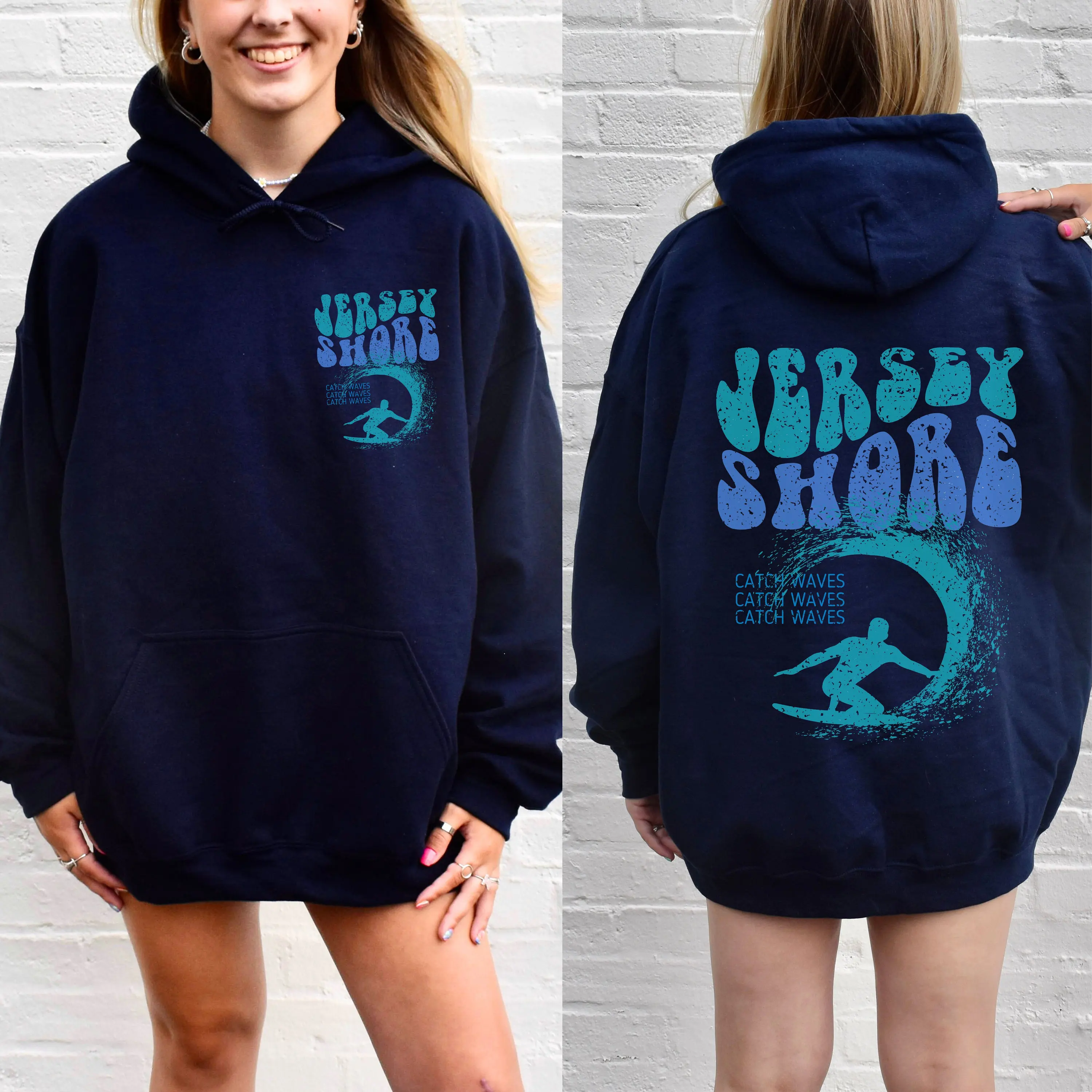 جيرسي شور سيرفر هوديي الرجال والنساء طويلة الأكمام البلوز البلوز Y2k بلايز موضة الخريف والشتاء الملابس هوديس #2