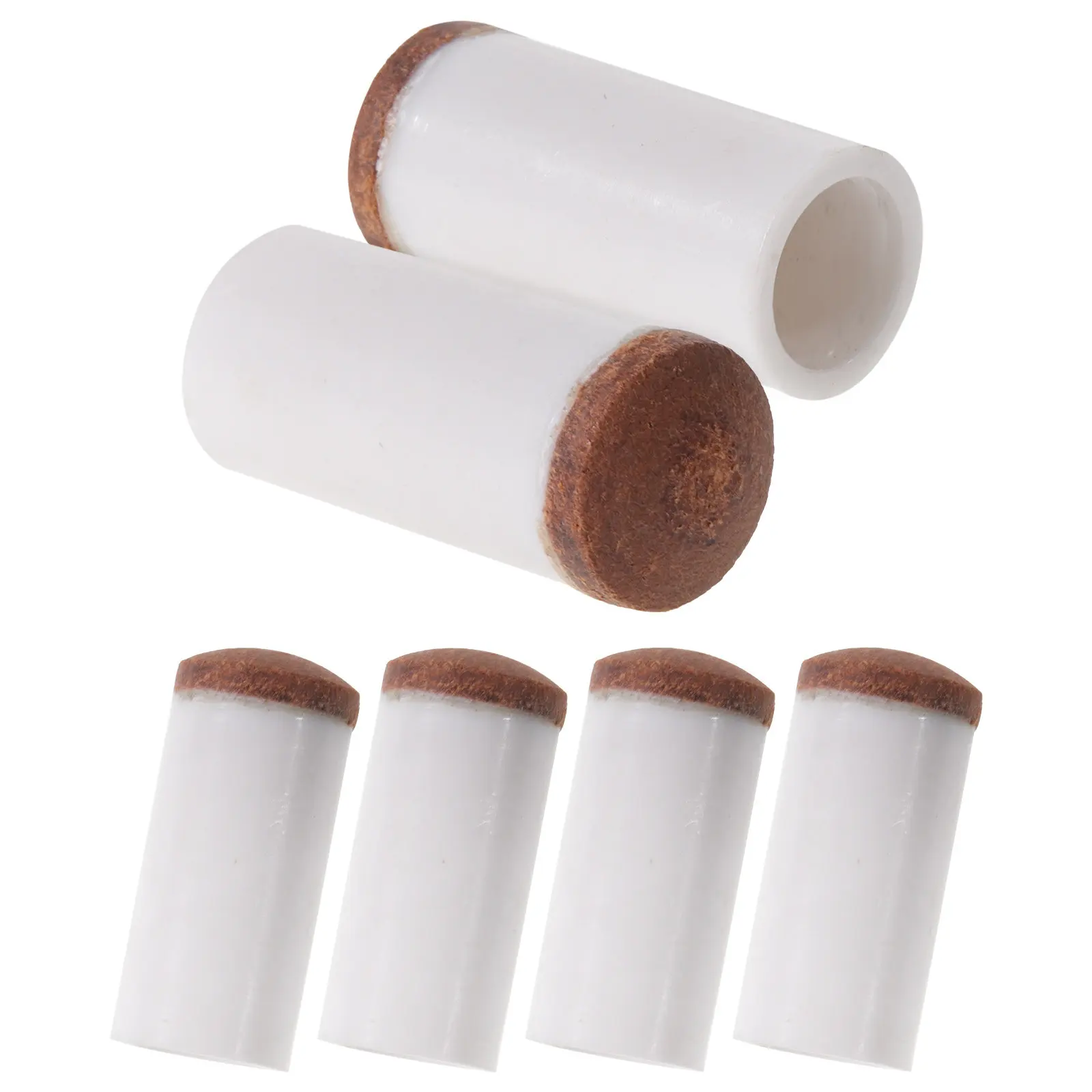 

6 шт. сменных наконечников для бильярдного кия, из полиуретана, комфортные на ощупь, износостойкие, компактные, легкие