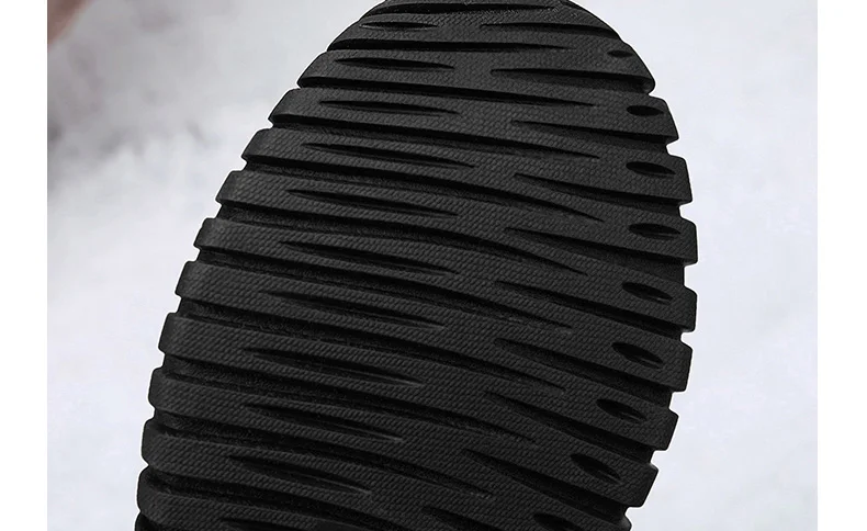 Schnee Stiefel Frauen Lace-up Wasserdicht Komfortable Damen Regen Schuhe Weibliche Warm Halten Mid-Kalb Winter Stiefel Outdoor stiefeletten Neue – Detail 7