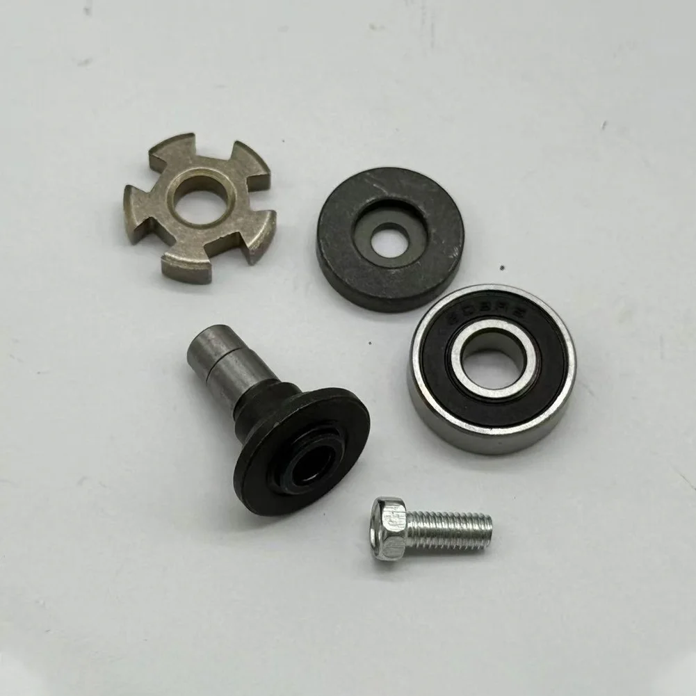 550 For MINI Angle Grinder Spindle Gear Shaft Kit 5pc Bimetal Parts with 4.5mm Thickness for Compact Integration