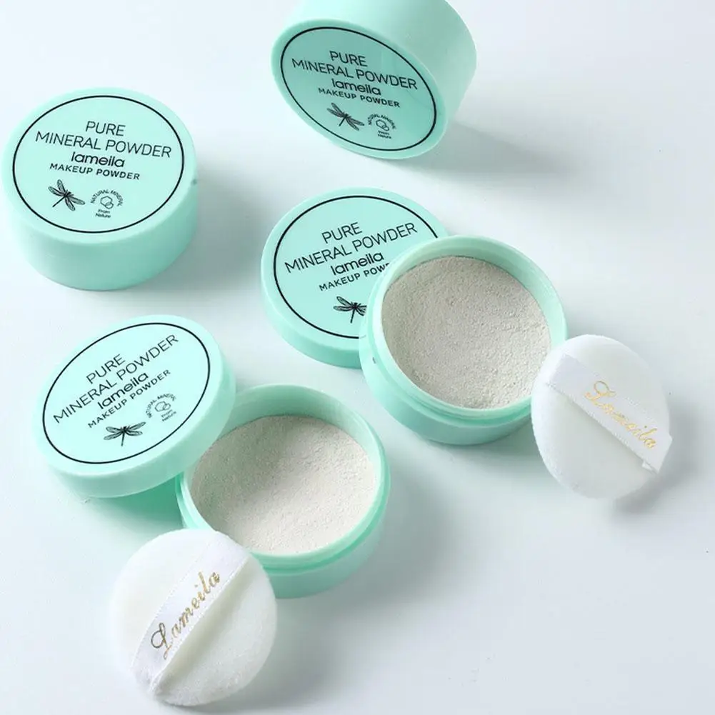 Mineralisches Loses Puder, Mattierendes Transparentes Fixierpuder für Ölige Haut, Ölkontrolle, Weiches Mattes Finish Gesichts-Losepuder – Detail 14