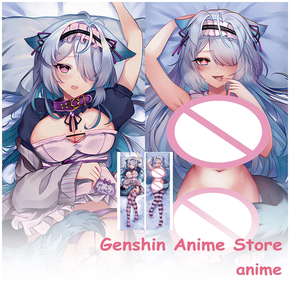 

Anime Vtuber Menace Mamaki Body Pillowcase Dakimakura Double-Sided Print Life-Size Cover King Bed Pillowcase 50X150 Otaku Gifts