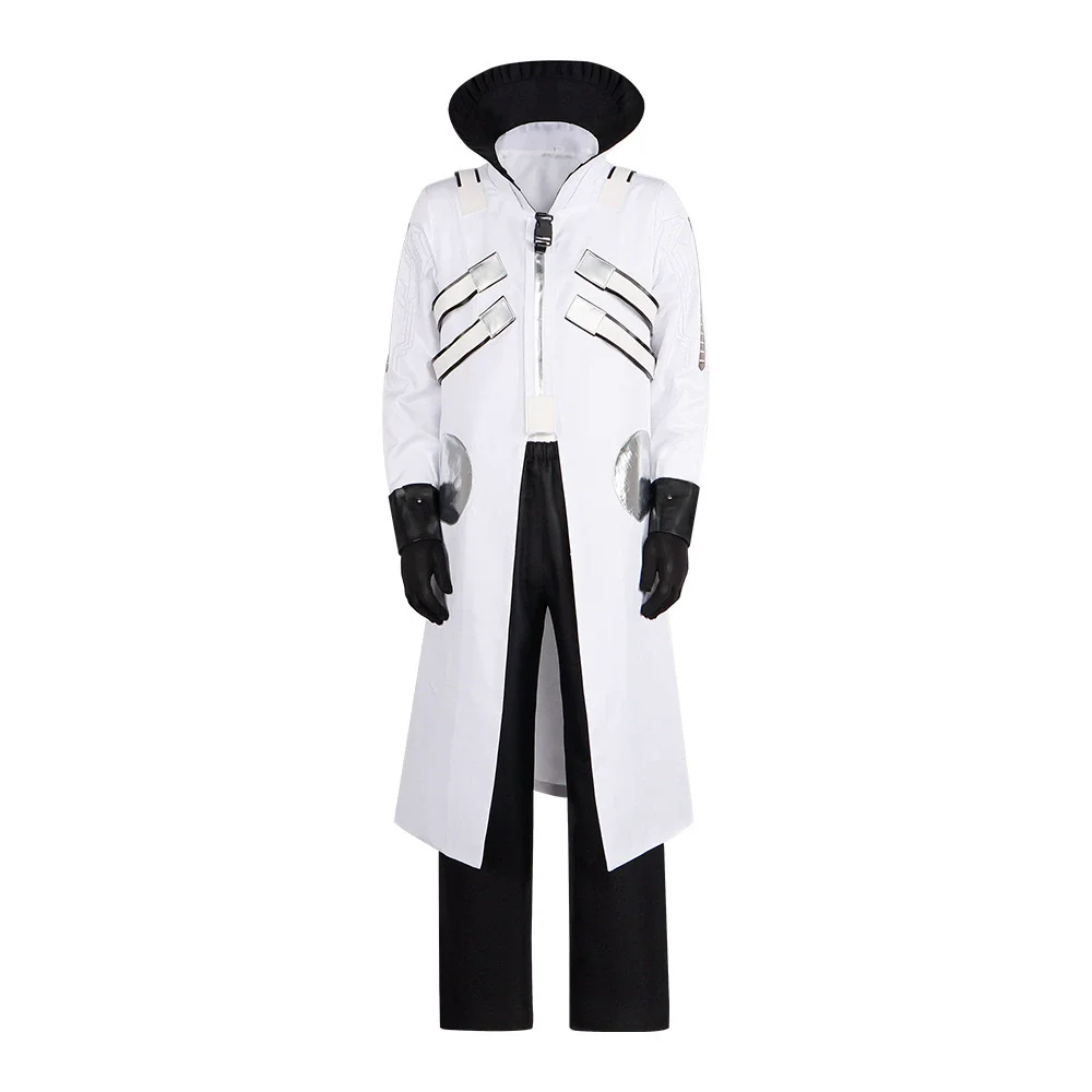 3 قطعة أنيمي Eggman تأثيري سترة السراويل زي الرجال النساء Ivo Robotnik خندق موحدة قفازات ملابس للحفلات هالوين تأثيري #4