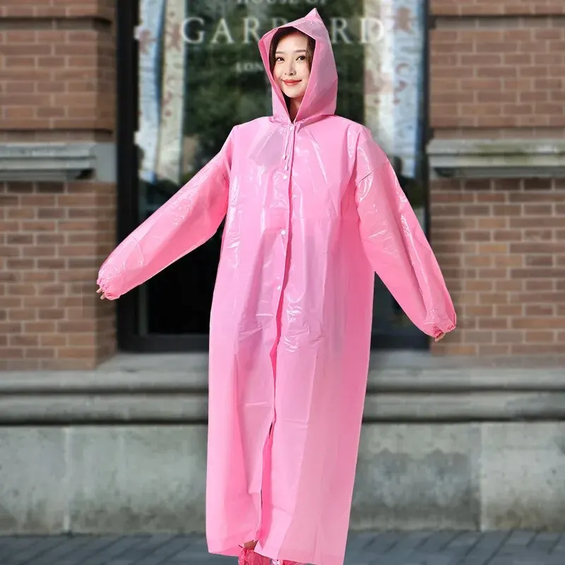EW Adult Portable Raincoat Cycling One-piece Rain Poncho
