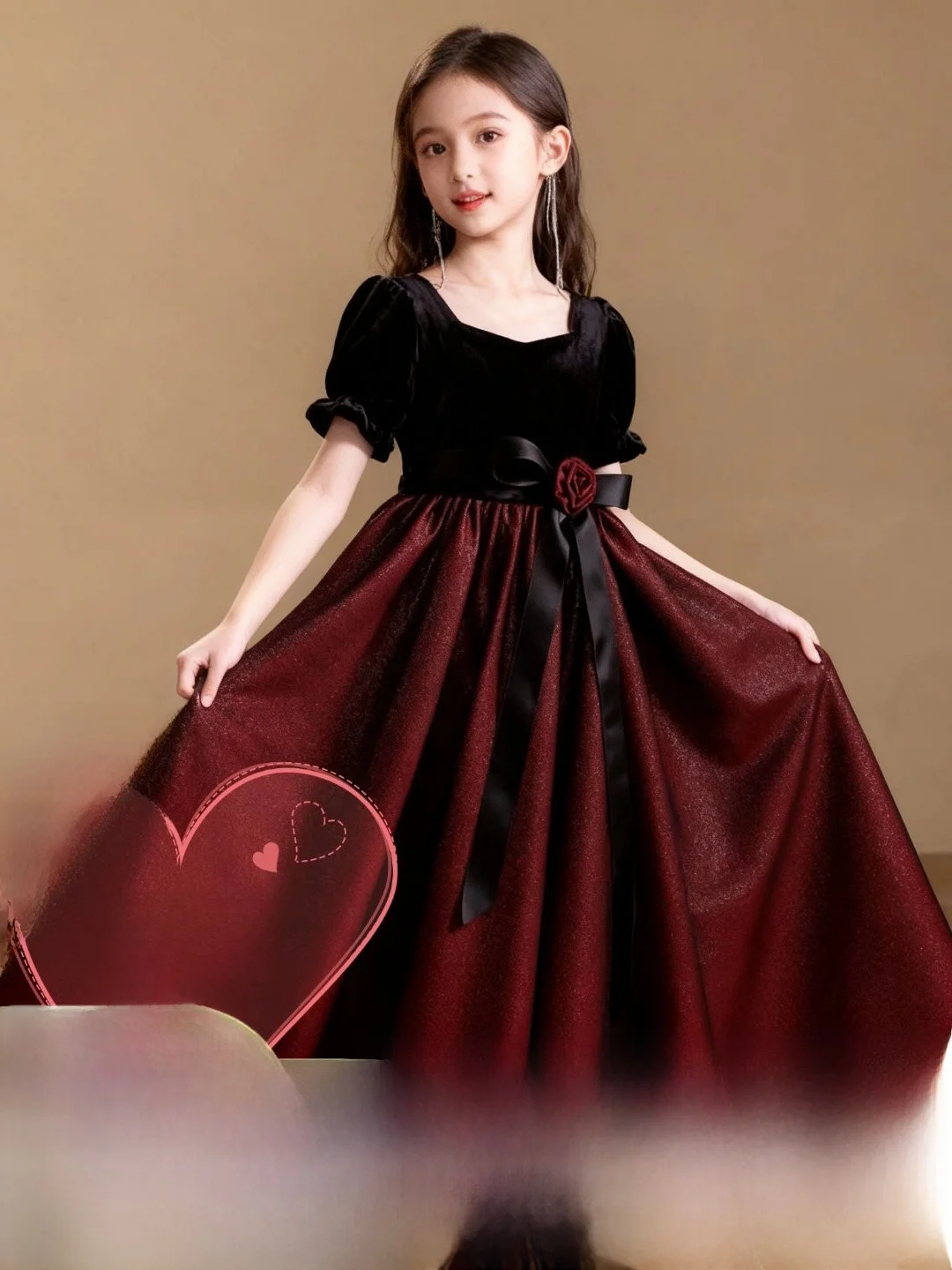 vestido-de-noche-estilo-princesa-para-ninas-vestido-de-fiesta-piano-boda-nina-de-las-flores-alta-gama-mezcla-de-poliest