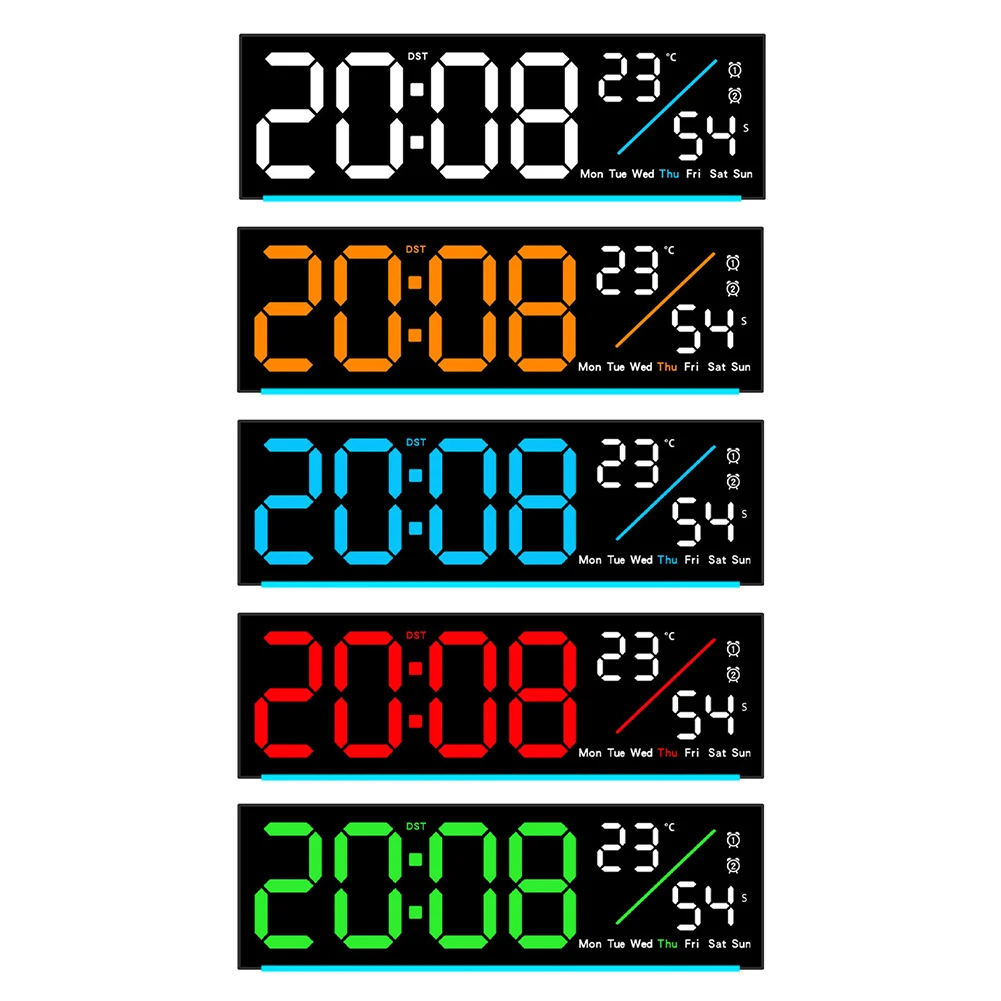 for countdown Timer LED Desk Clock Bedroom 10-level Brightness For Living Room Brightness Alarm Clock  for countdown