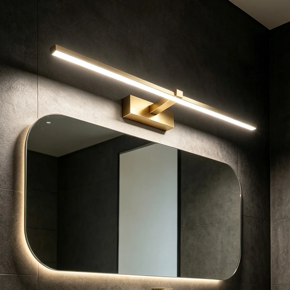 DINDALLED LED Mirror Light Bathroom Vanity Light Wall Mounted Makeup Light for Bathroom Toilet Above the Sink Lighting Fixtures
