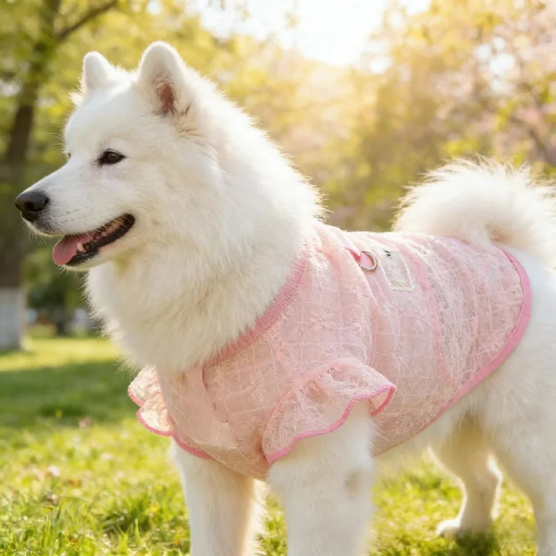 

XS-8XL Summer Dog Clothes Large Dog Thin Sunproof Outift Breathable Vest T-shirt for Big Dogs Golden Retriver Puppy Clothing