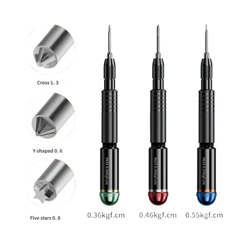 Hochpräzises 3-in-1-Schraubendreher-Set mit einstellbaren Drehmomenten für die empfindliche Wartung und Reparatur elektronischer – Detail 5