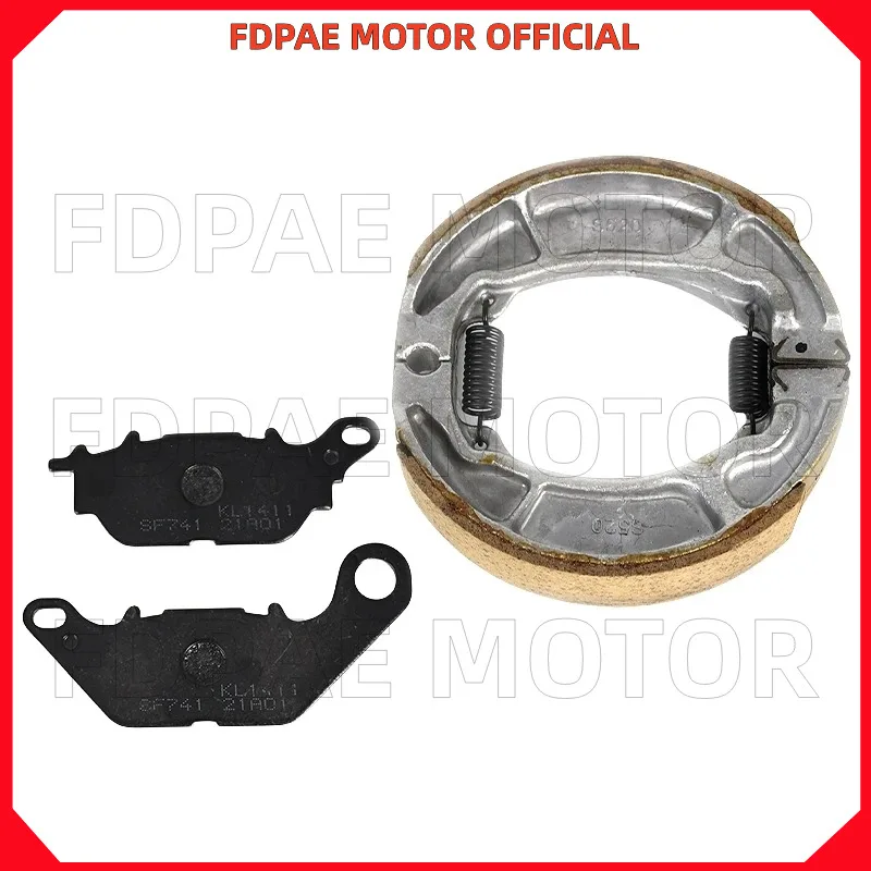 Front / Rear Brake Pads / Brake Shoes for Wuyang Honda Nbx100 Wh100t-6a