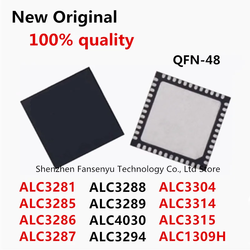 (1piece) 100% New ALC3281 ALC3285 ALC3286 ALC3287 ALC3288 ALC3289 ALC4030 ALC3294 ALC3304 ALC3314 ALC3315 ALC1309H QFN Chipset