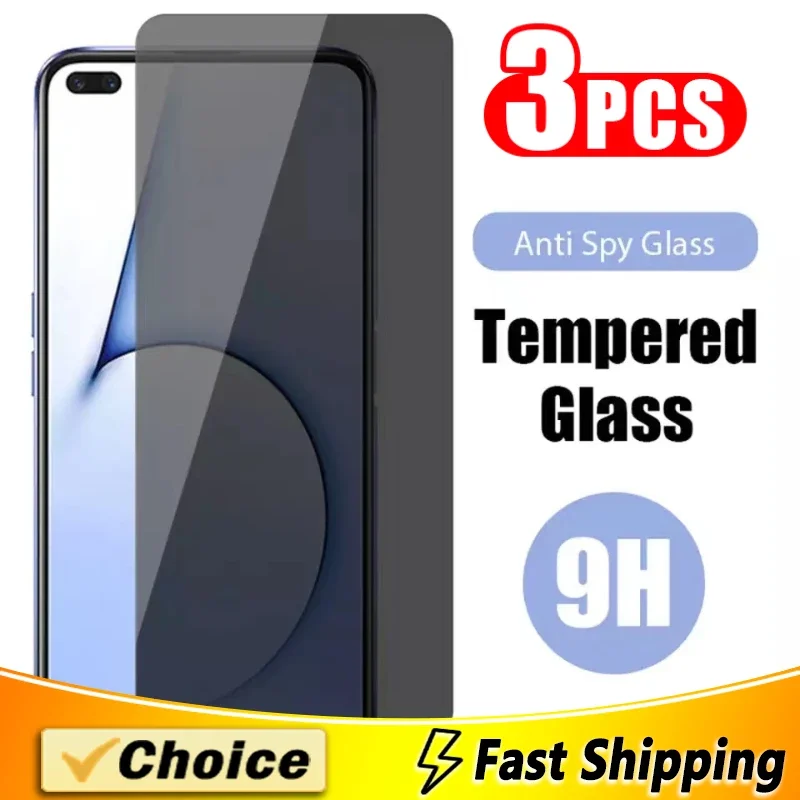 3Pcs Anti Glare Tempered Glass For Vivo V3Max V5Lite V7Plus 9 11i 15Pro 17 19NEO V20 20SE 20Pro Anti-Scratch Screen Protector