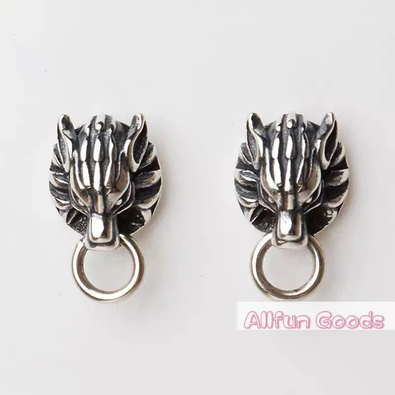 [TG835]Hot Game Final Fantasy Cloud Strife Wolf Stud Earrings For Men Women Gift