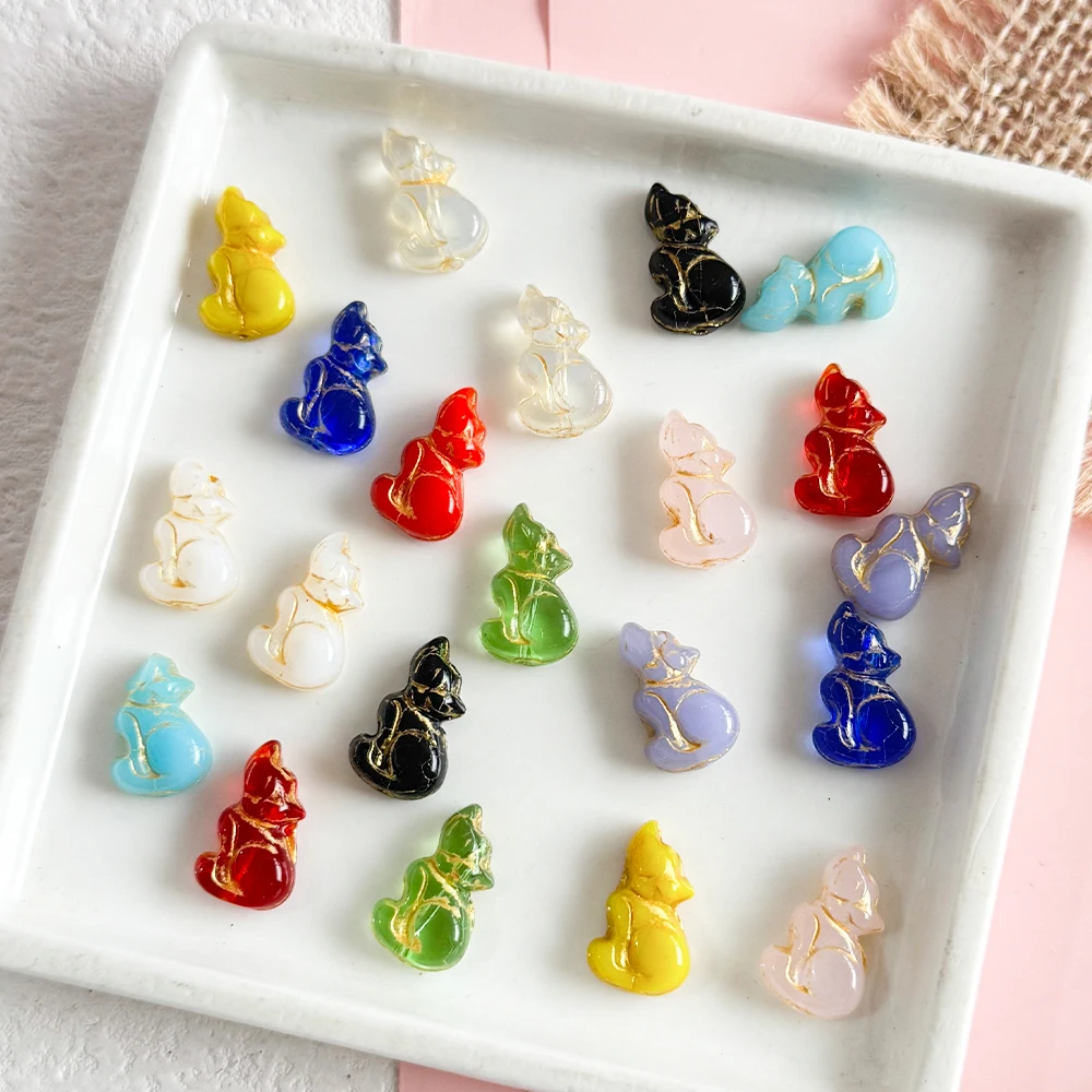 

Сердечный дизайн 100 шт. 10*16 мм богемные хрустальные бусины/ручная работа/форма кошки/чешское стекло «сделай сам»/фурнитура и компоненты для ювелирных изделий # 19090