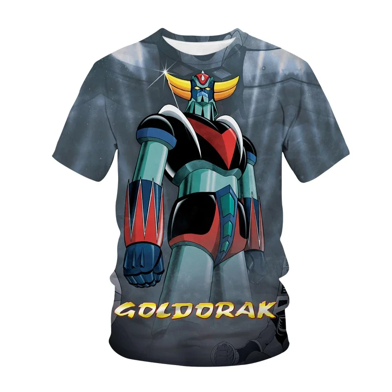 Anime Grendizer T-Shirts UFO Robot Goldorak 3D Print Streetwear Men Women Fashion T Shirt Kids Tees Tops Harajuku Boys Clothing - view 5