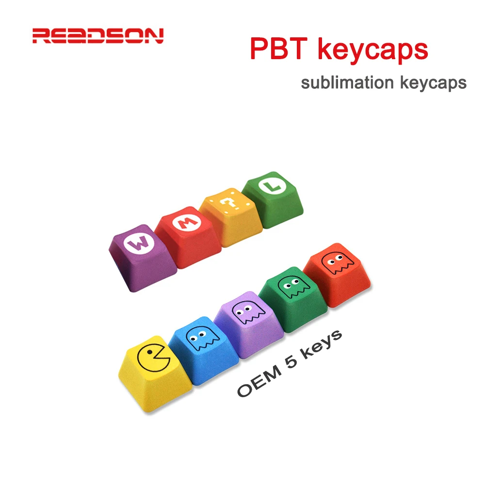 

Keycaps 5 keys OEM Profile Keycaps Personality PBT Sublimation Key Cap for MX Switch Mechanical Keyboard Computer Peripherals