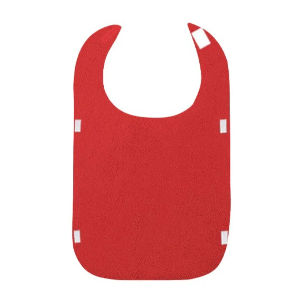 Anti-oil Elderly Bib Pocket Style Stain Resistant Saliva Towel Multi-purpose Reusable Mealtime Bib Mess-Free Diet