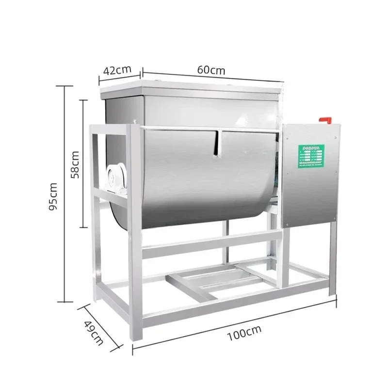 

Dough Mixer Commercial Stirring Mixer Suitable Pasta Bread Dough Kneading Capacity 25KG Flour Mixing Machine