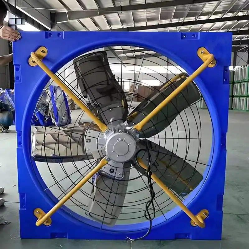Electric Wall-Mounted Axial Fan for Cow House Cattle Farm Exhaust Ventilation Ball Bearing OEM Customizable