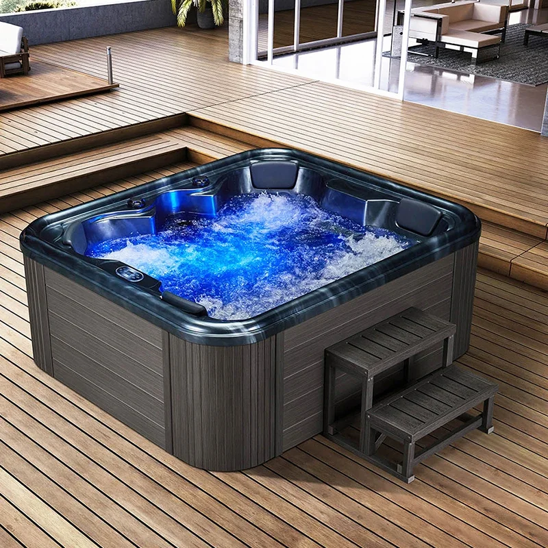 &c Freestanding Deep Seated Body Massage Hot Balboa Spa Manual Whirlpool Outside Outdoor Spa Tub