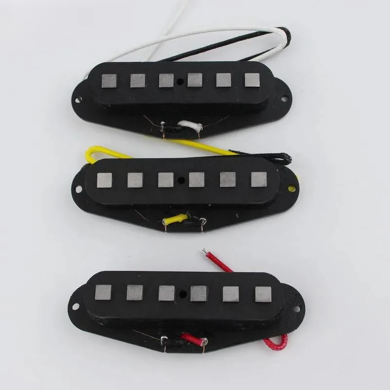 GUYKER-All AlNiCo Square Pole Magnet Electric Guitar Pickups, Single Pickups, ST, N, M, B, 1 Set