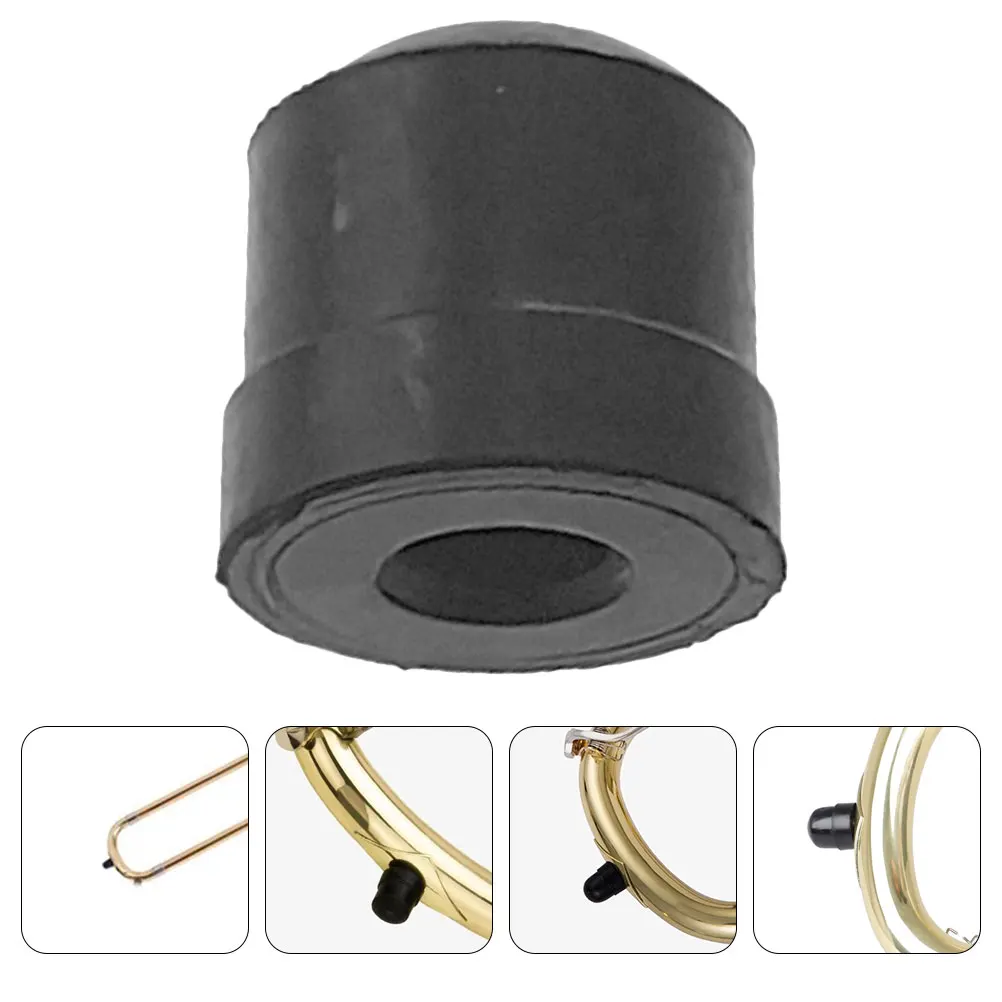 

6 Pcs Trombone Water Key Brass Instrument Accessories Slide Pads for Part Horn Tip Protectors Rubber End Caps Repair