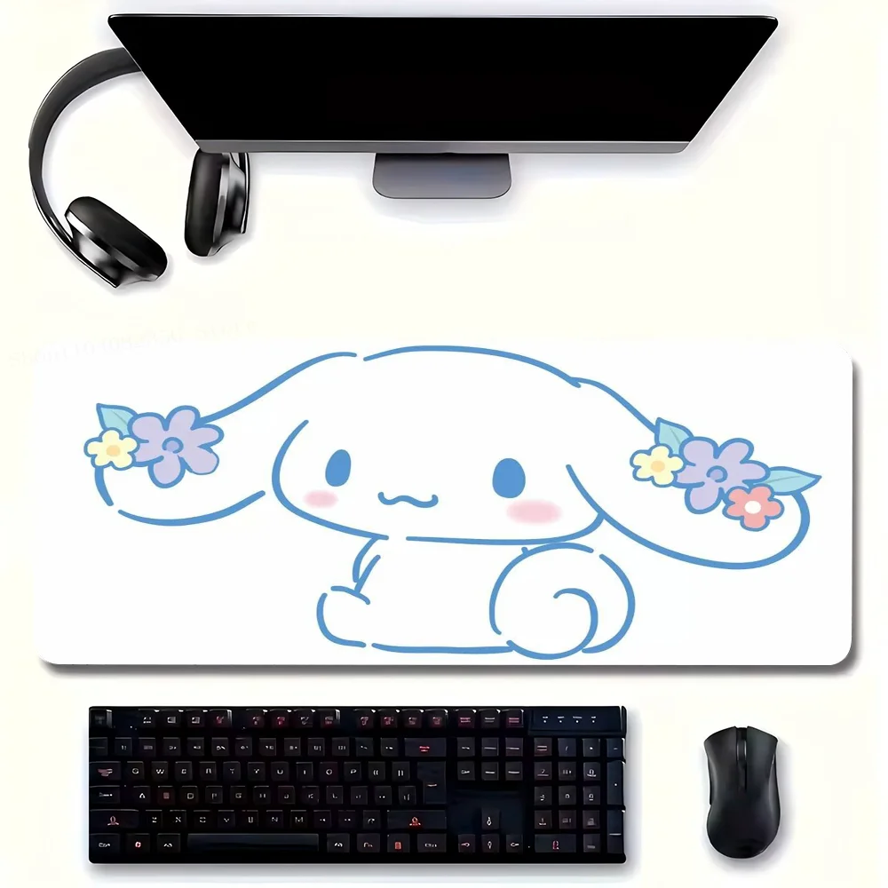 Cute S-Sanrios C-Cinnamoroll My Melody Mousepad Non-slip Suitable For Office Computers Laptops E-sports Game Desk Mats