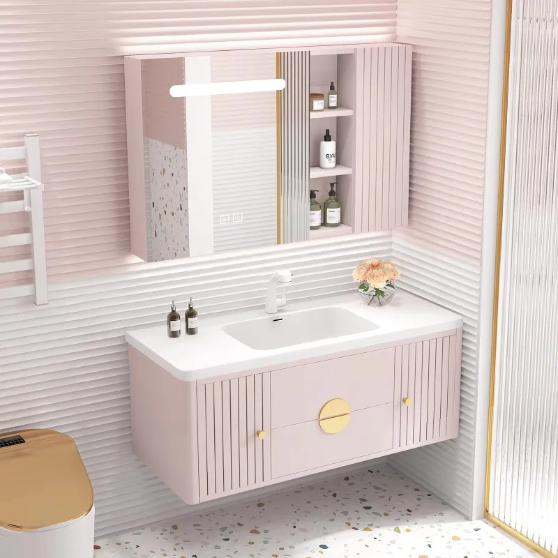

Bathroom vanity modern pink bathroom furniture modern bathroom vanity cabinet with sink