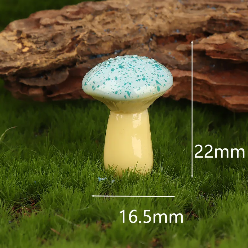 Moos-Mikrolandschaft Kreative Simulation Dschungel-Pilz-Bonsai Gartenarbeit DIY Landschaftsdekoration Zubehör Kleine Ornamente – Detail 8